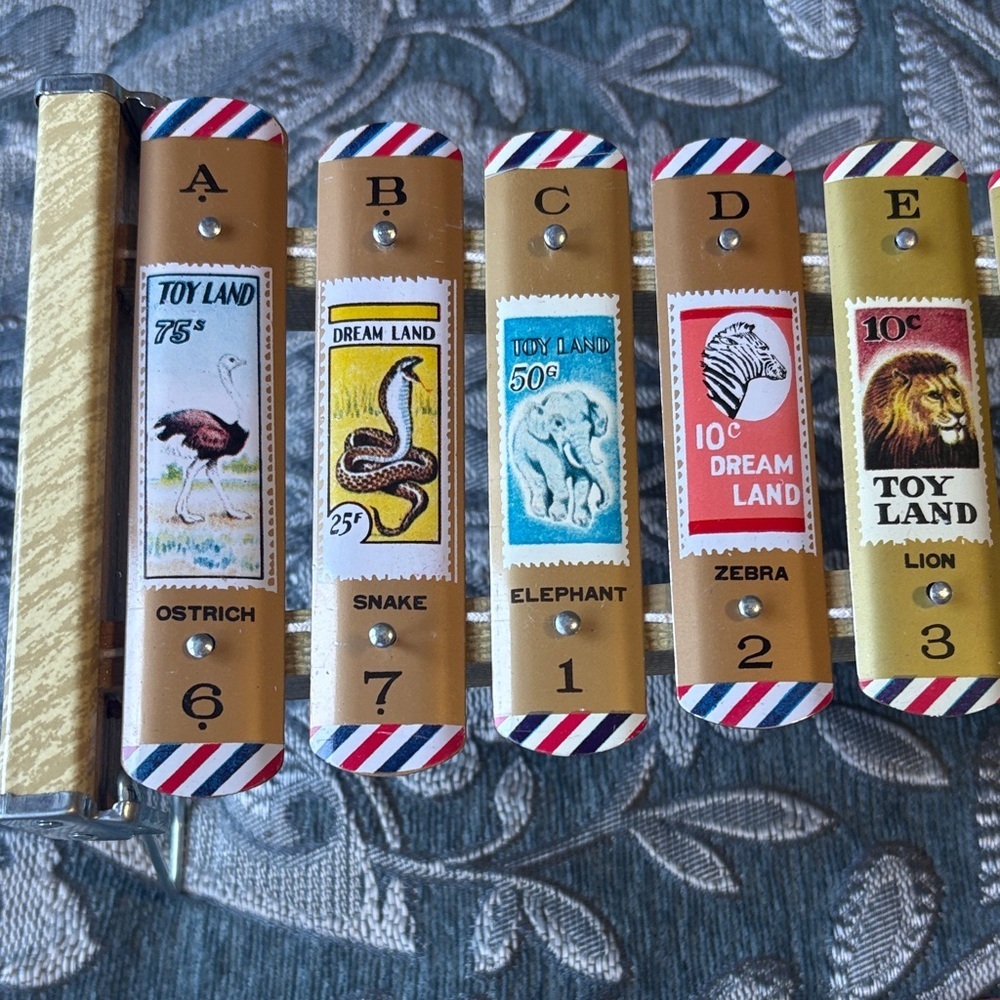 Vintage Animal Xylophone - Diamond Metallic Toy-Made in Japan - Picture 5 of 8